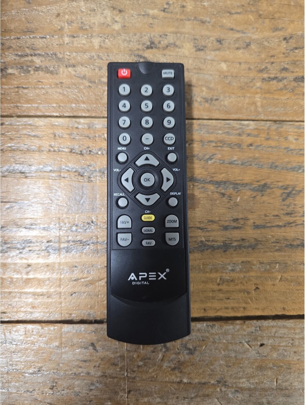 Apex Digital TV UM-4 LR03 Remote Control Only Replacement